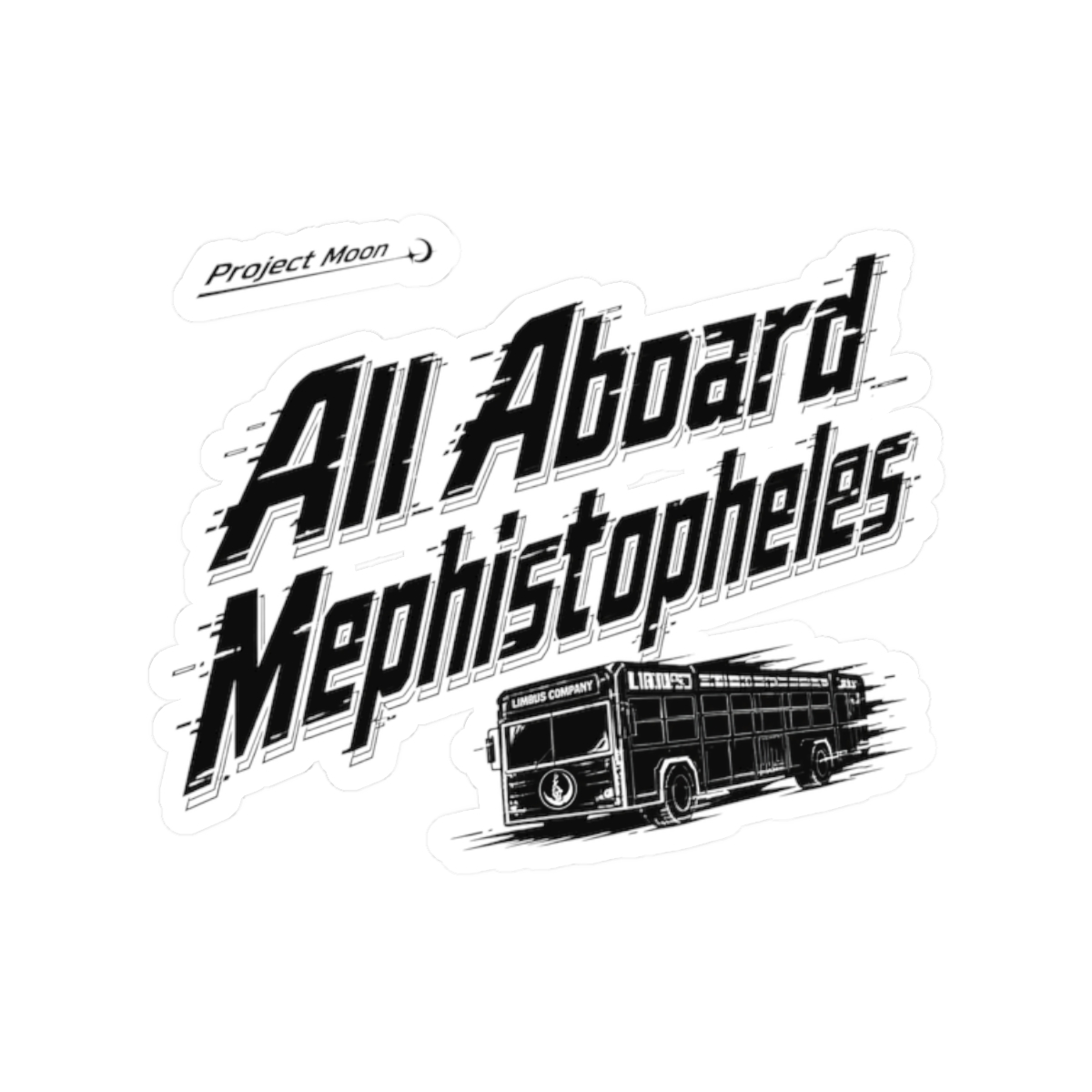 Limbus Company "All Aboard Mephistopheles" Sticker - Official Stickers merchandise