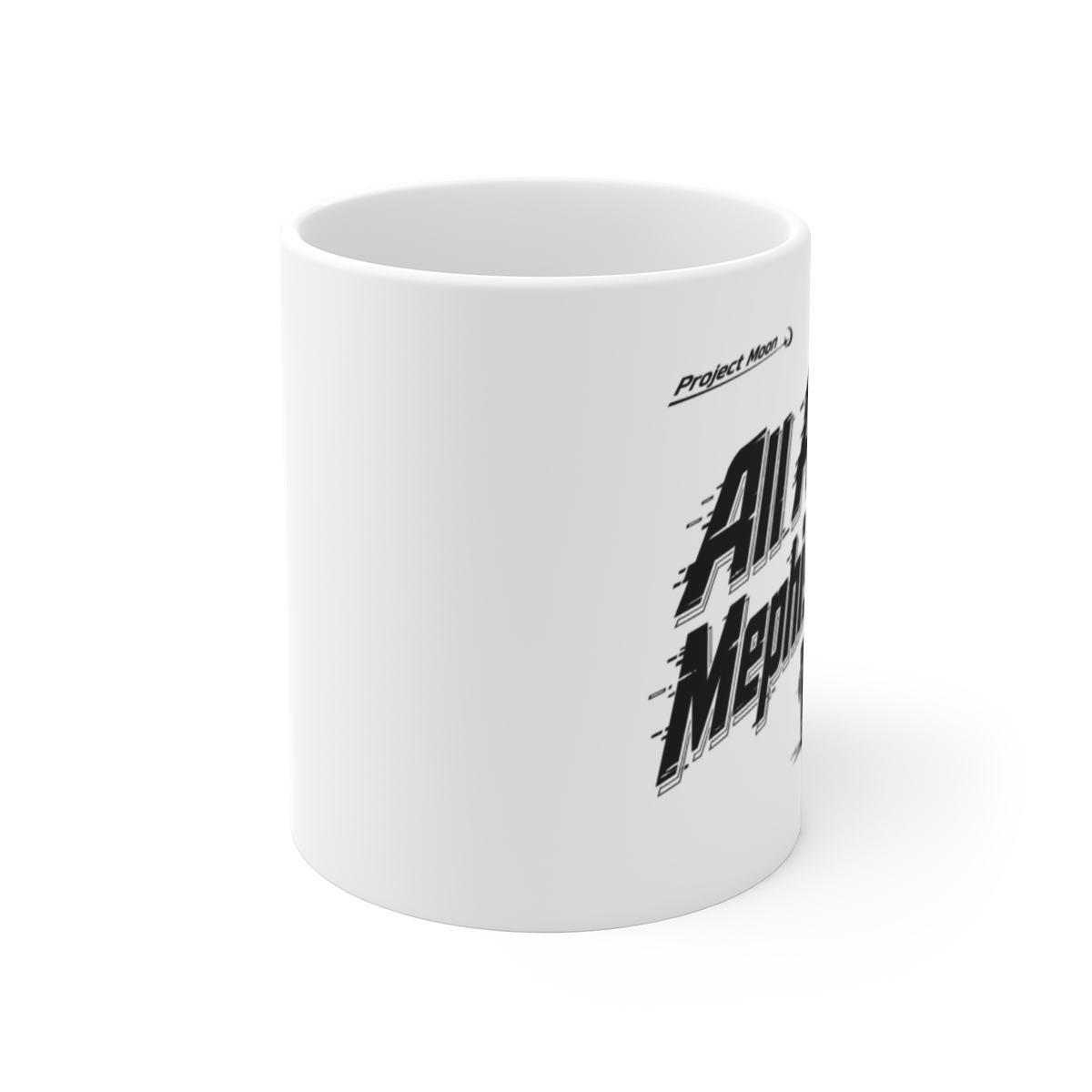 Limbus Company "All Aboard Mephistopheles" White Mug - alternate angle 1, merchandise