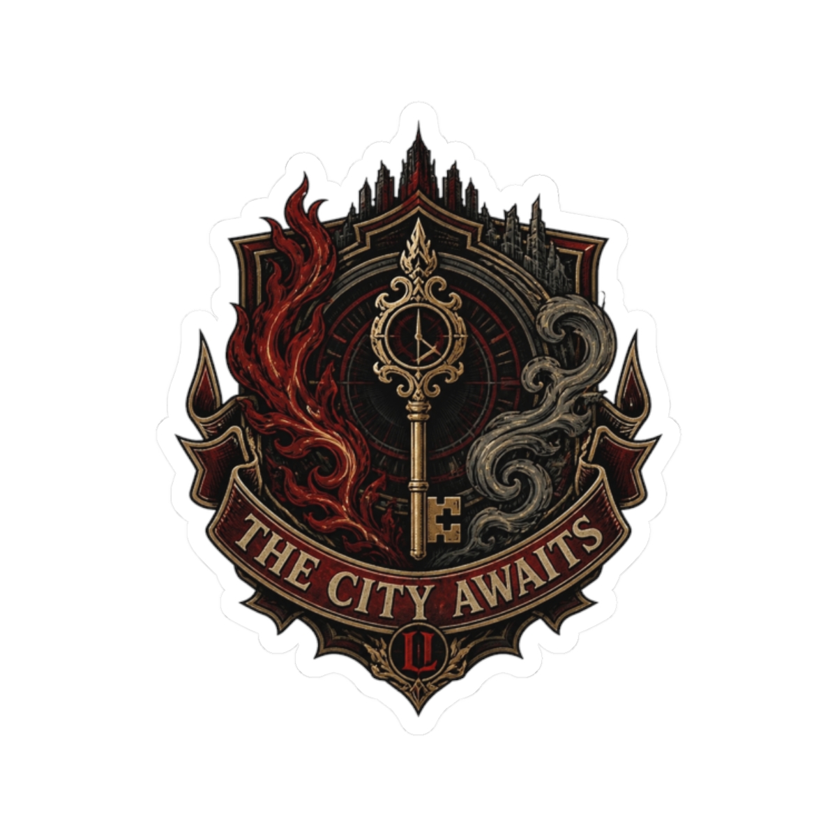Limbus Company The City Awaits Sticker - Official Stickers merchandise