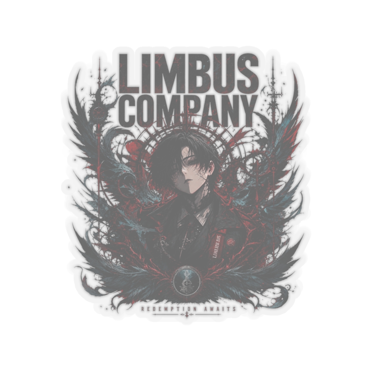 Limbus Company Logo, Creating An Ethereal Atmosphere. Sticker